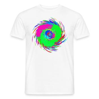 Color Splash 2 - Männer T-Shirt - Weiß - Vorne - AI Model Male 178 dark (178cm)