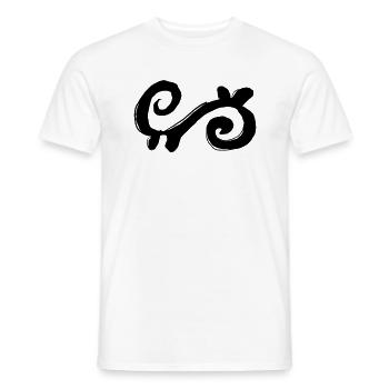 Egypte Ancien Symbole Energie - T-shirt homme - blanc - Devant - AI Model Male 178 dark (178cm)