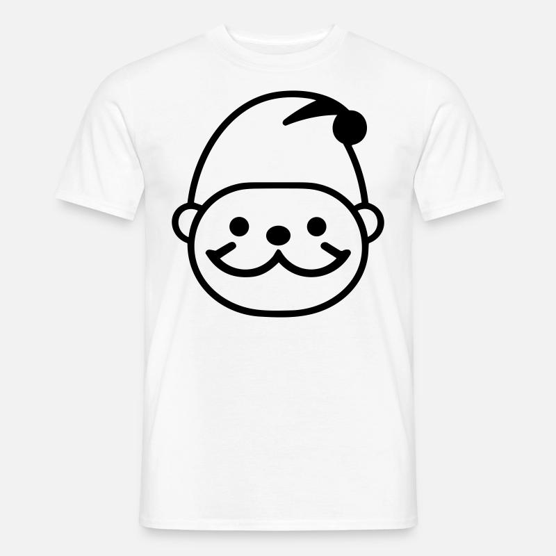 Kleiner Weihnachtsmann - Männer T-Shirt - Weiß