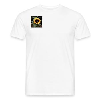 Sunflower for You - Men's T-Shirt - white - Front - AI Model Male 178 dark (178cm)