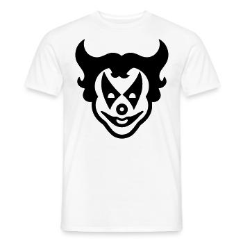 Clown - Men's T-Shirt - white - Front - AI Model Male 178 dark (178cm)