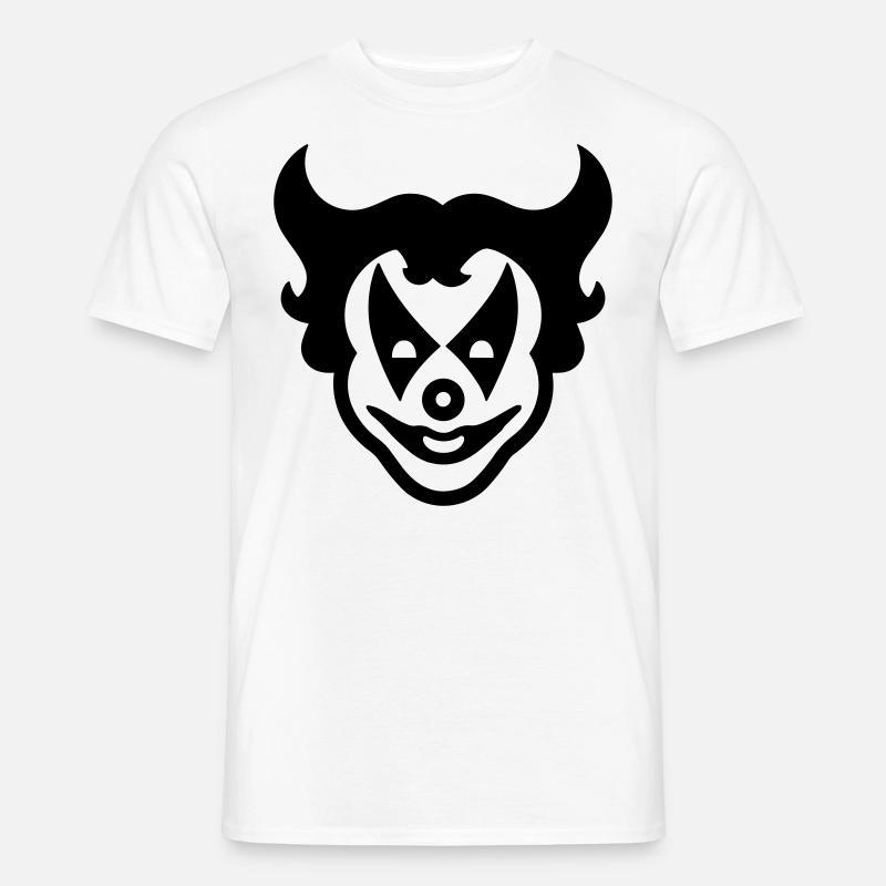 Clown - Männer T-Shirt - Weiß