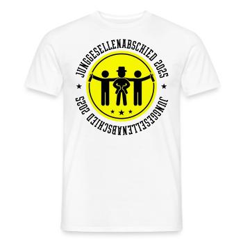 Junggesellenabschied 2025 Jga Team - Männer T-Shirt - Weiß - Vorne - AI Model Male 178 dark (178cm)