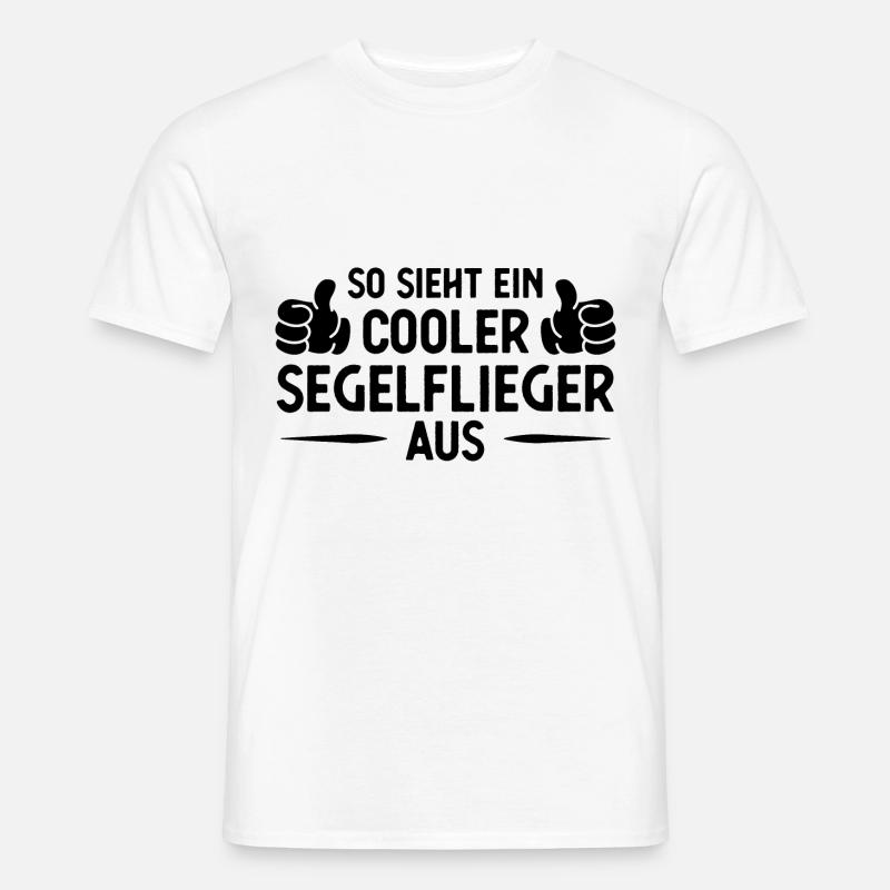 SOHT EIN COOLER SEGELLIEGER AUS - - Männer T-Shirt - Weiß