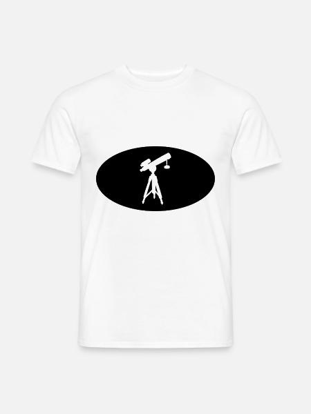 Halbkreis und Astronomie - - Männer T-Shirt - Weiß