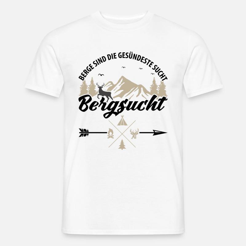 Bergsucht - (2) - Männer T-Shirt - Weiß