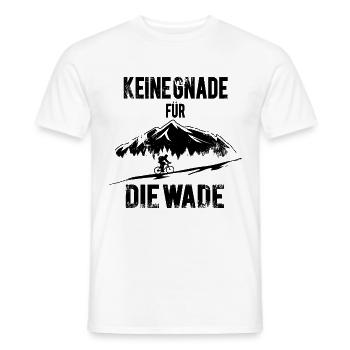 KEINE GNADE - Für Die Wade - - Männer T-Shirt - Weiß - Vorne - AI Model Male 178 dark (178cm)