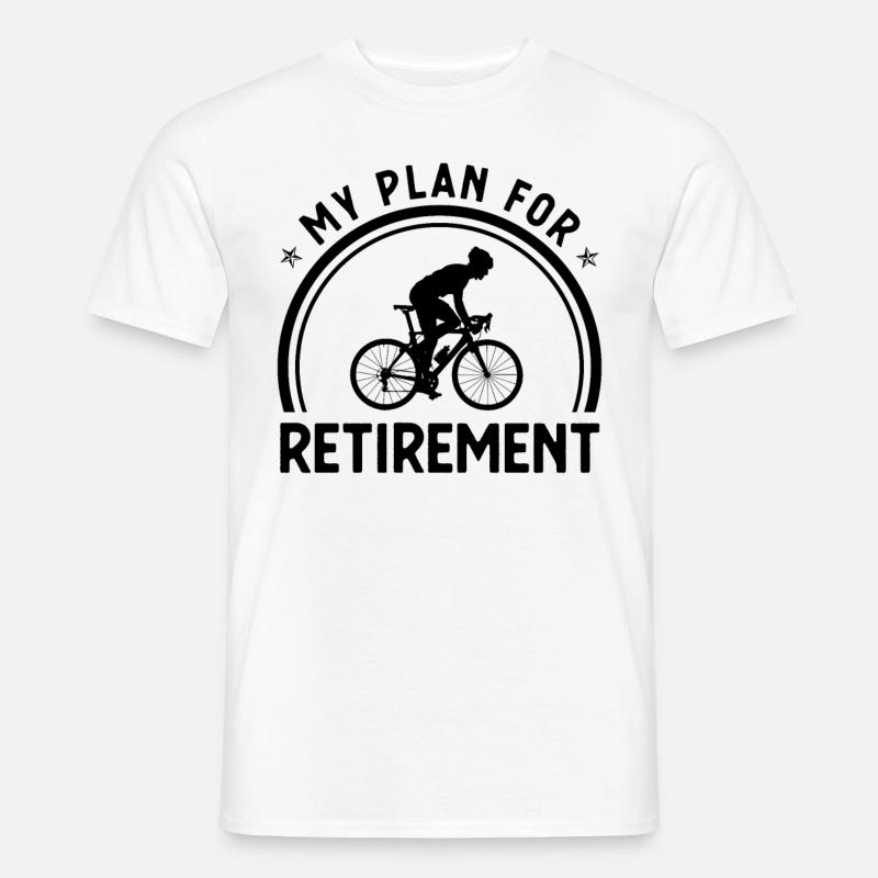 Mon plan de retraite 1 - - T-shirt homme - blanc