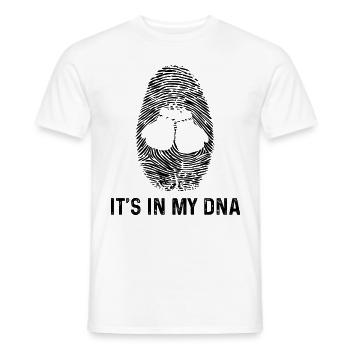 C’est dans mon ADN 1 - - T-shirt homme - blanc - Devant - AI Model Male 178 dark (178cm)