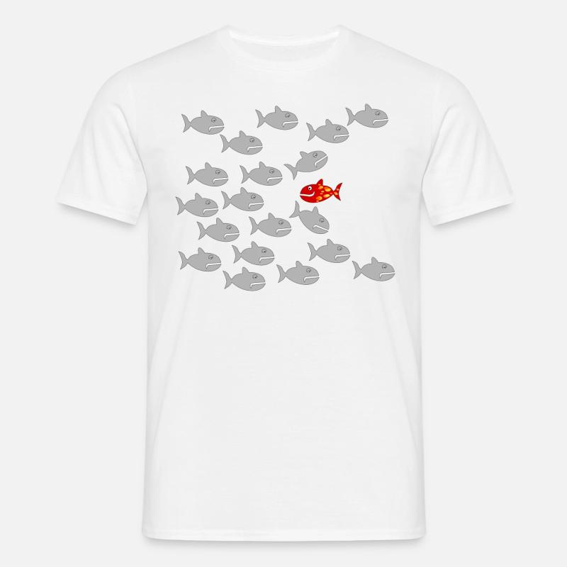 Sei Anders !!! - Männer T-Shirt - Weiß