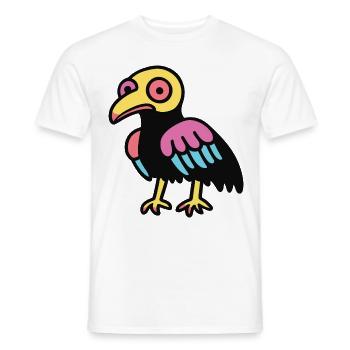 Harpy Bird Halloween Animal - Men's T-Shirt - white - Front - AI Model Male 178 dark (178cm)