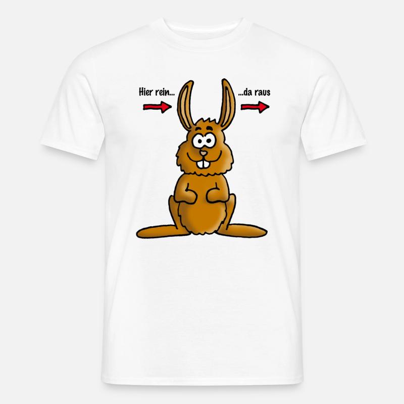 hase_02_e - Men’s T-shirt - white