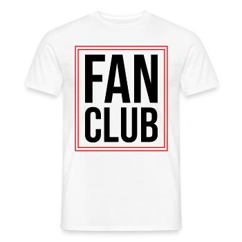 Fan Club - Men's T-Shirt - white - Front - AI Model Male 178 dark (178cm)