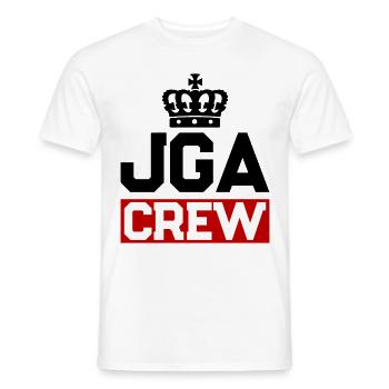 Junggesellenabschied Jga Crew - Männer T-Shirt - Weiß - Vorne - AI Model Male 178 dark (178cm)