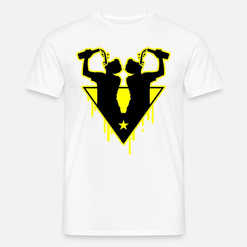 Trinker Team Flasche - Männer T-Shirt - Weiß