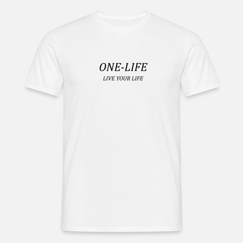 One Live - Men's T-Shirt - white