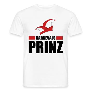 Carnaval Prince Alaaf Costume De Carnaval - T-shirt homme - blanc - Devant - AI Model Male 178 dark (178cm)