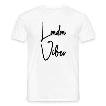 London Vibes - T-shirt homme - blanc - Devant - AI Model Male 178 dark (178cm)