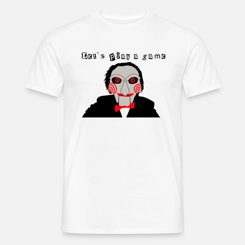 Saw - Männer T-Shirt - Weiß