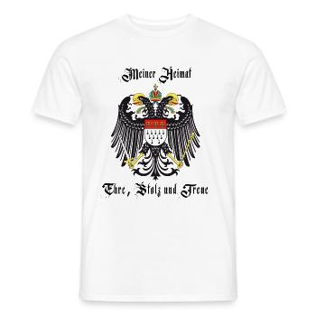 Cologne - ma maison, honneur, fierté et loyauté - T-shirt homme - blanc - Devant - AI Model Male 178 dark (178cm)