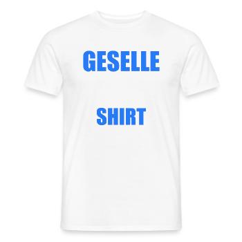 Gesellenbrief Abschluss Geselle 2022 - Männer T-Shirt - Weiß - Vorne - AI Model Male 178 dark (178cm)