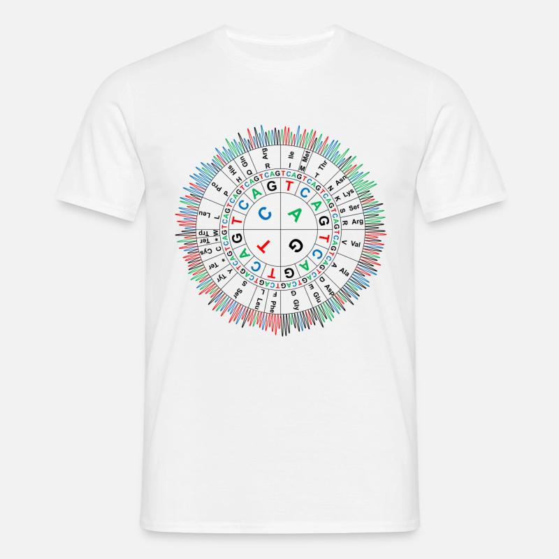 Sanger Codon Circle - Men's T-Shirt - white