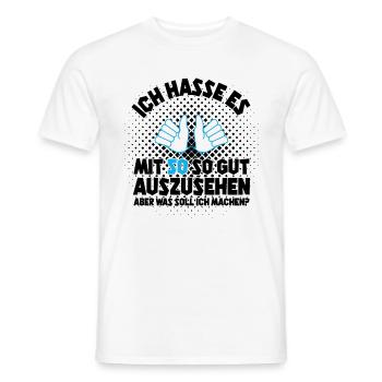 Ich hasse es mit 50 so gut auszusehen - Männer T-Shirt - Weiß - Vorne - AI Model Male 178 dark (178cm)