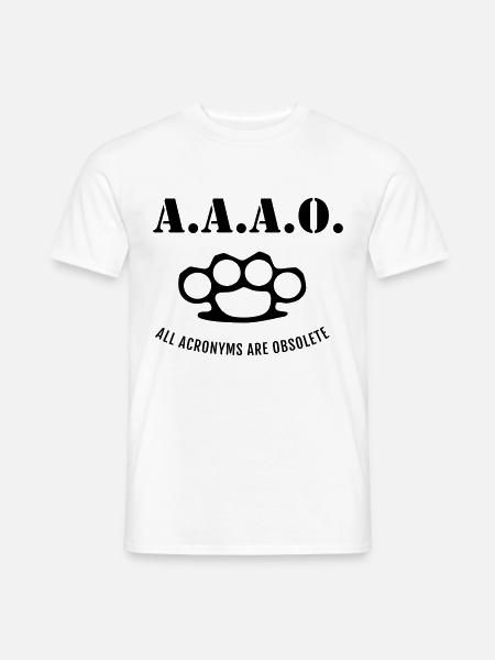 A.A.A.O. - Männer T-Shirt - Weiß