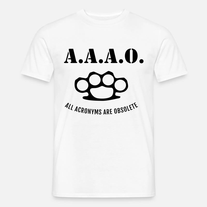 A.A.A.O. - Männer T-Shirt - Weiß