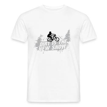 La saleté est la nouvelle neige - - T-shirt homme - blanc - Devant - AI Model Male 178 dark (178cm)