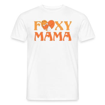 Fox saying gift - Men's T-Shirt - white - Front - AI Model Male 178 dark (178cm)