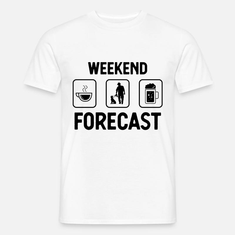 Weekend forecast 1 - (2) - Men’s T-shirt - white