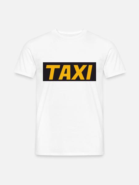 Taxi - Ich bin der Fahrer - Männer T-Shirt - Weiß
