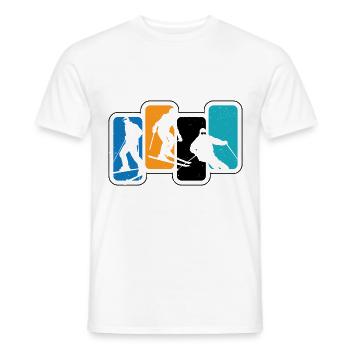 Skier's Harvest - (s.k) - Men's T-Shirt - white - Front - AI Model Male 178 dark (178cm)