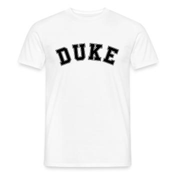 DUKE Herzog College High School - Men's T-Shirt - white - Front - AI Model Male 178 dark (178cm)