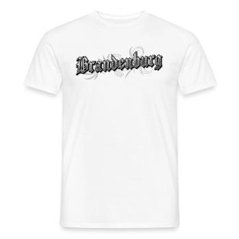 Brandenburg Ostdeutschland Vintage Look - Männer T-Shirt - Weiß - Vorne - AI Model Male 178 dark (178cm)