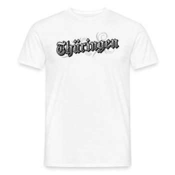 Thüringen Ostdeutschland Vintage Look - Männer T-Shirt - Weiß - Vorne - AI Model Male 178 dark (178cm)