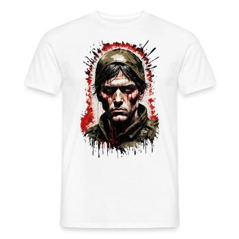 Soldat 5 - Männer T-Shirt - Weiß - Vorne - AI Model Male 178 dark (178cm)