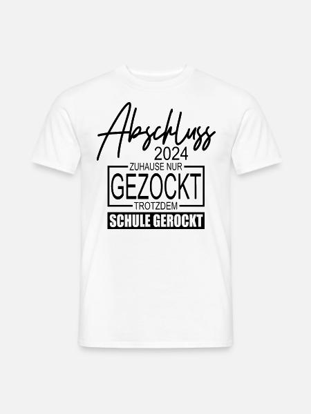 Abschluss 2024 - Männer T-Shirt - Weiß