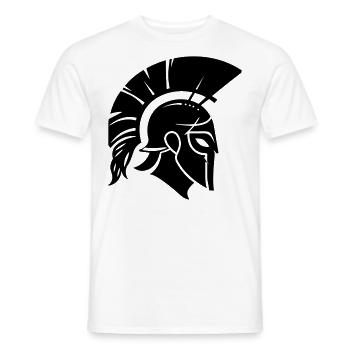 Sparta Spartanischer Krieger - Männer T-Shirt - Weiß - Vorne - AI Model Male 178 dark (178cm)