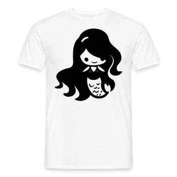 Mermaid - Men's T-Shirt - white - Front - AI Model Male 178 dark (178cm)
