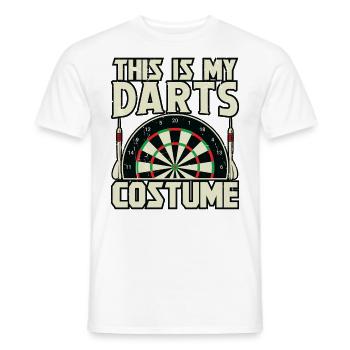 Dart Dartspieler Dartspiel Herren - Männer T-Shirt - Weiß - Vorne - AI Model Male 178 dark (178cm)