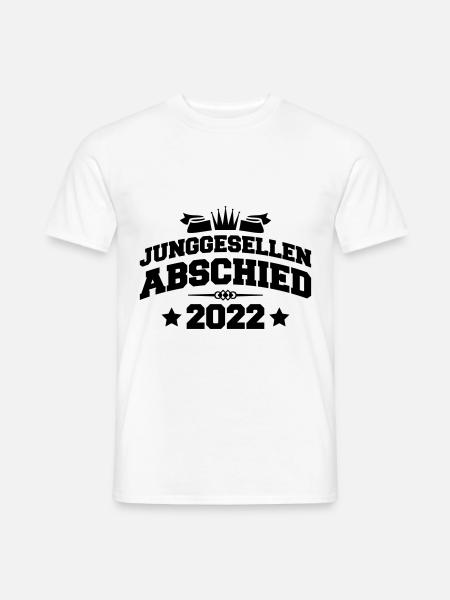 Junggesellenabschied 2022 - Männer T-Shirt - Weiß