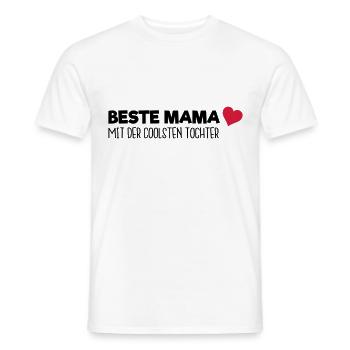 Beste Mama - Männer T-Shirt - Weiß - Vorne - AI Model Male 178 dark (178cm)