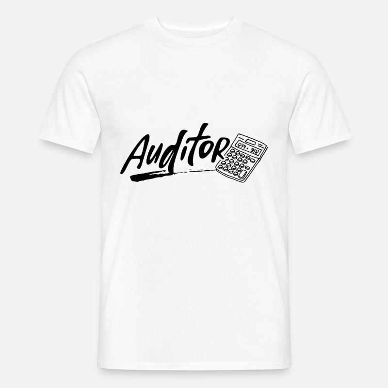 Wirtschaftsprüfer Buchprüfer Rechnungsprüfer - Männer T-Shirt - Weiß