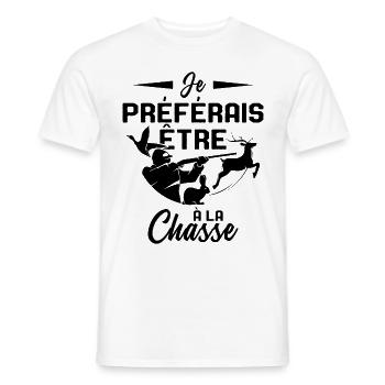 Idée Drôle De Cadeau De Chasse Pour Un Chasseur - T-shirt homme - blanc - Devant - AI Model Male 178 dark (178cm)