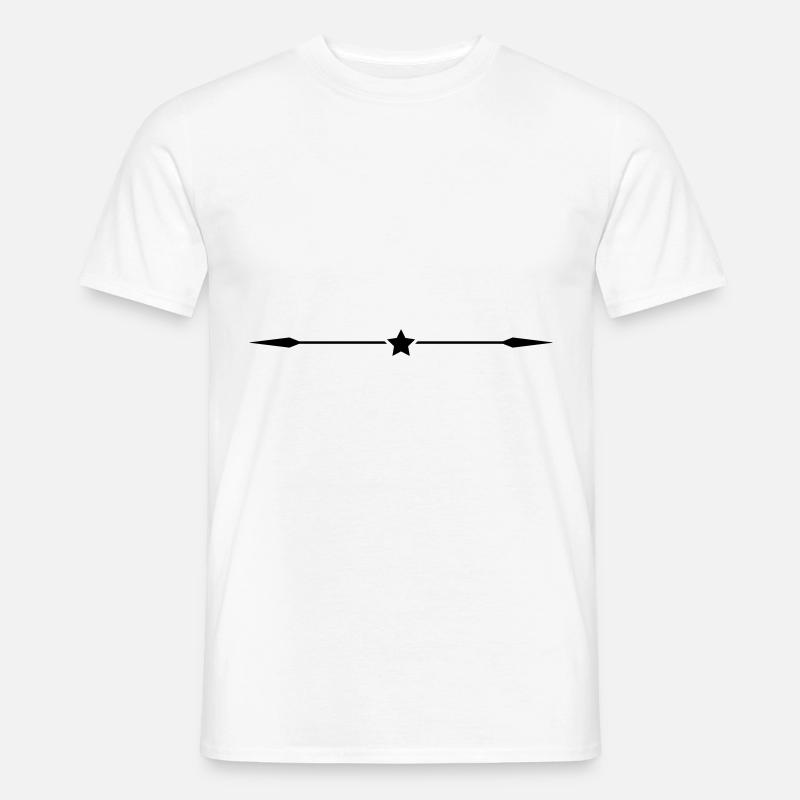 star dash - Men's T-Shirt - white