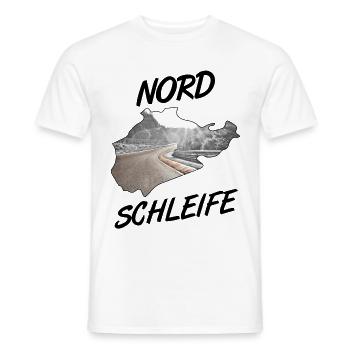 Nordschleife - Männer T-Shirt - Weiß - Vorne - AI Model Male 178 dark (178cm)