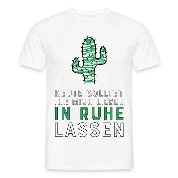Lustige Sprüche für Kollegen und Schüler - Männer T-Shirt - Weiß - Vorne - AI Model Male 178 dark (178cm)