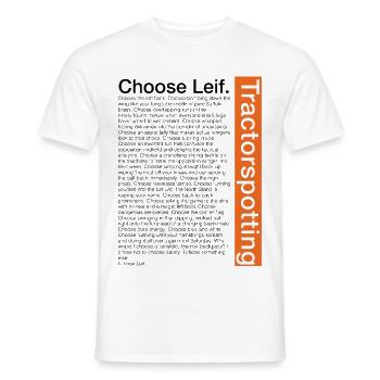 Wähle Leif - Männer T-Shirt - Weiß - Vorne - AI Model Male 178 dark (178cm)